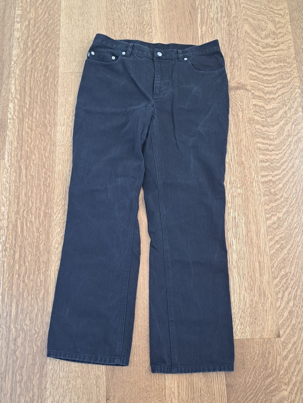 Ralph Lauren Black Wide-Leg Jeans